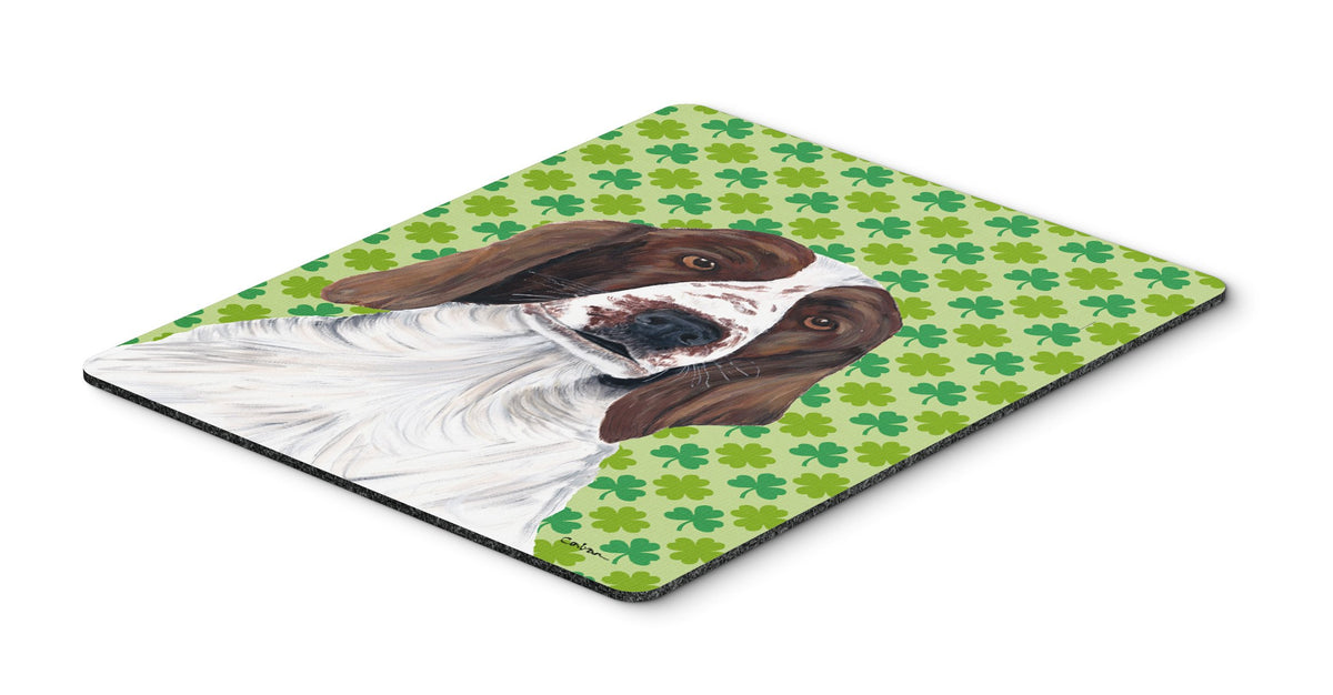 Caroline's Treasures SC9300MP Welsh Springer Spaniel St. Patrick's Day Shamrock Mouse Pad, Hot Pad or Trivet, Large, Multicolor