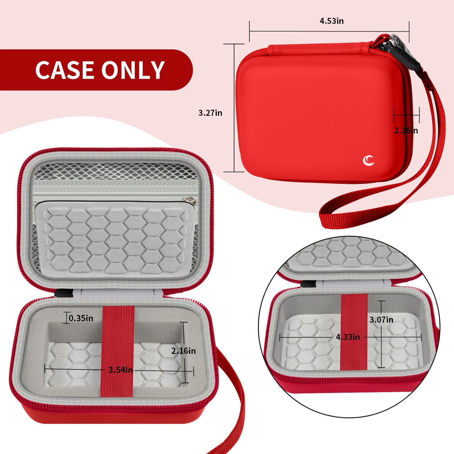 Comecase Carrying & Protective Case for Digital Camera, for CAMKORY/for Kodak Pixpro FZ45 FZ55/for Canon PowerShot ELPH 180/190 / for Sony DSCW800
