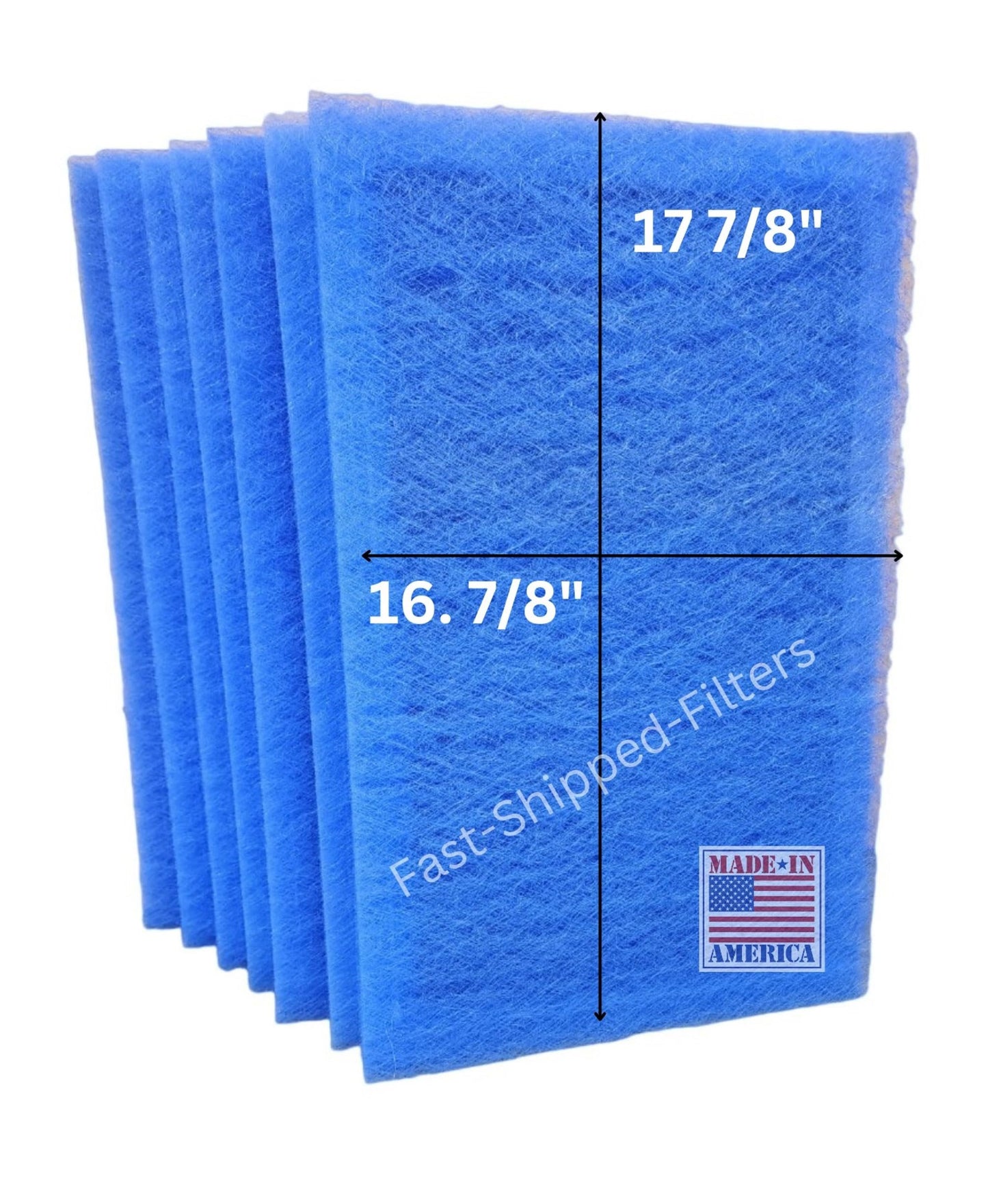 Fast-Shipped-Filters 7 Pack 19 3/8x19 3/8 Replacement Filter Pads Compatible with Dynamic Electronic Air Cleaner 19 3/8x19 3/8 polarized pads refill