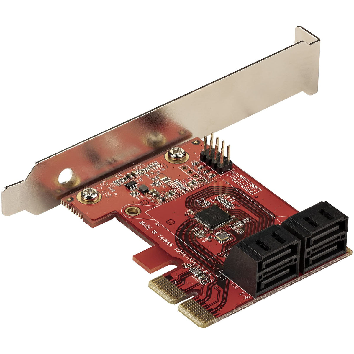StarTech 4-Port SATA III 6Gbps PCIe Card, Non-RAID (4P6G-PCIE-SATA-CARD)