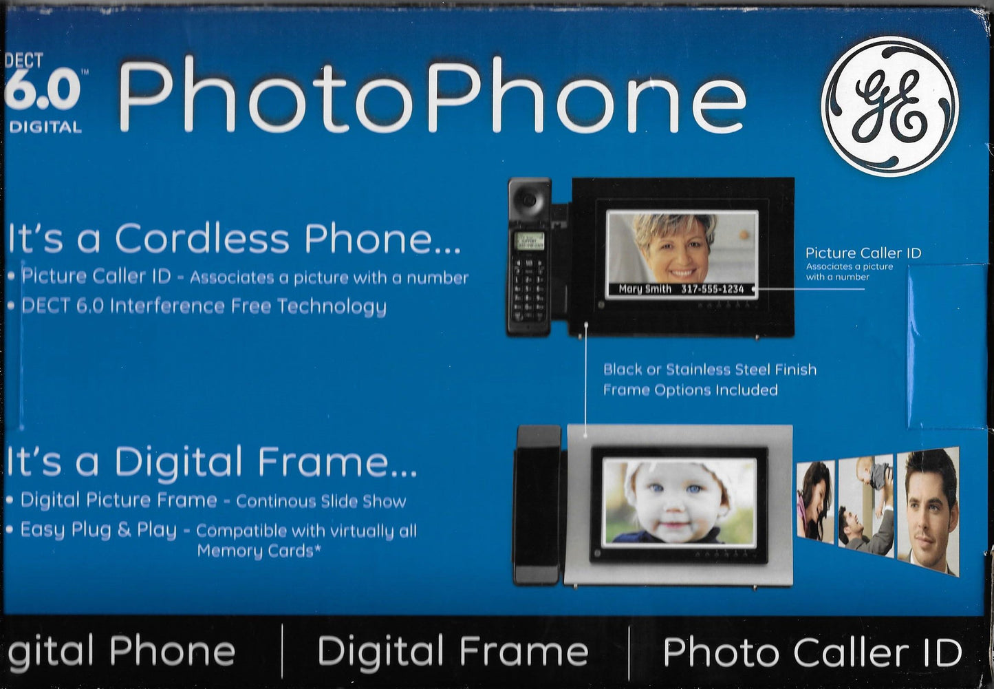 GE 27956FE1 Dect 6.0 Photo Phone with Photo CID