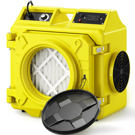 Air Scrubber with 3 Stage Filtration, 550CFM Stackable Negative Air Machine for Industrial and Commercial Use, Heavy Duty Air Cleaner
