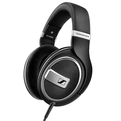 Sennheiser HD 599 SE Open-Back Headphones, Premium Design, Natural Balanced Audio, Comfortable Fit, Wired Headphones for Music, Gaming, School, Work…