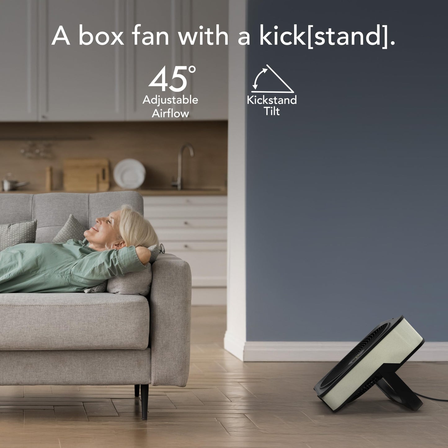 Vornado Model 80X High Velocity Box Fan, 20 Inch, Digital Display, Timer