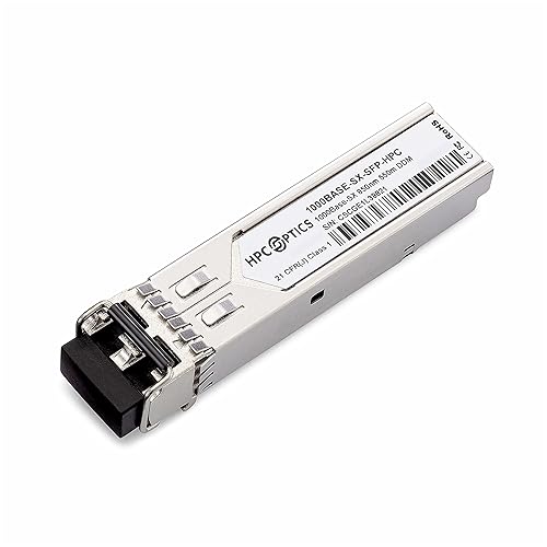 HPC Optics Compatible with Meraki MA-SFP-1GB-SX 1000BASE-SX SFP Transceiver | 1G SX Multi Mode 850nm MA-SFP-1GB-SX-HPC