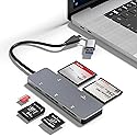 CFast Card Reader, 5-in-1 USB C/A Card Reader for Computer & Camera with Dedicated CFast 2.0 Slot, 5Gbps SD/TF/XD/CF Memory Card Reader, XD Card