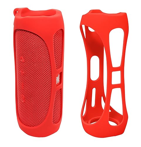 Silicone Cover for JBL FLIP 5 Waterproof Portable Bluetooth Speaker, by Alltravel, Portable Full Protection Solution, Customized Skin with Color