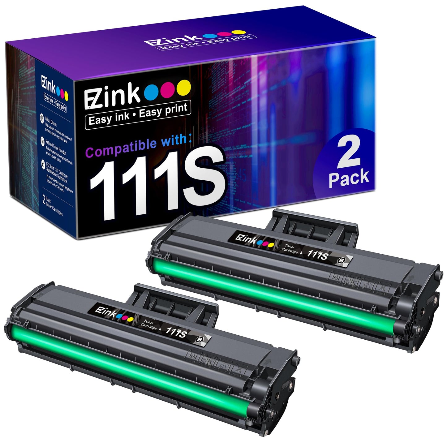 E-Z Ink Compatible MLT-D111S High Yield Black Toner Cartridge M2020W M2070W
