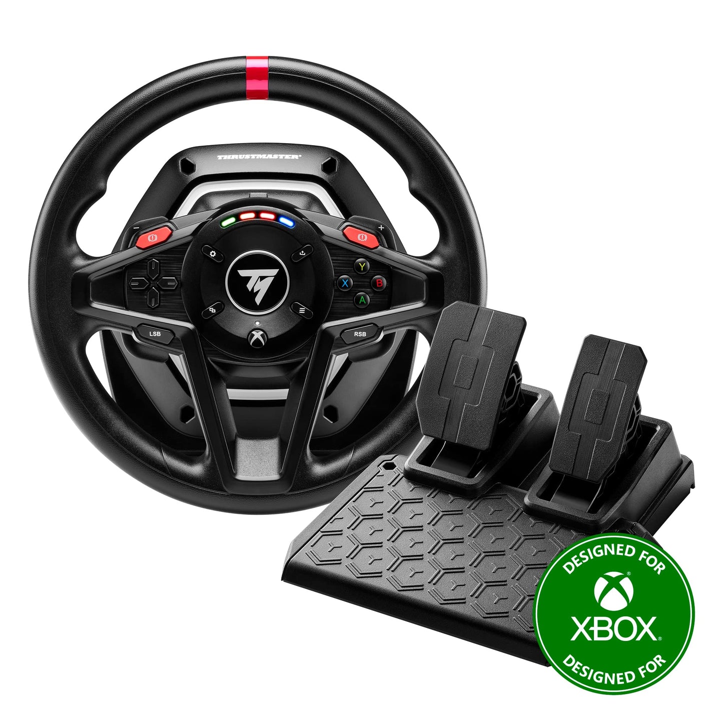 Thrustmaster T128P Force Feedback Racing Wheel (compatible w/ PS5, PS5 Pro, PS4 & PC) (Renewed)