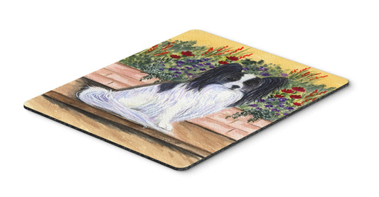 Caroline's Treasures SS8210MP Papillon Mouse Pad, Hot Pad or Trivet for Home Office Gaming Working Computers Laptop Mouse Mat,Washable Large Mousepad
