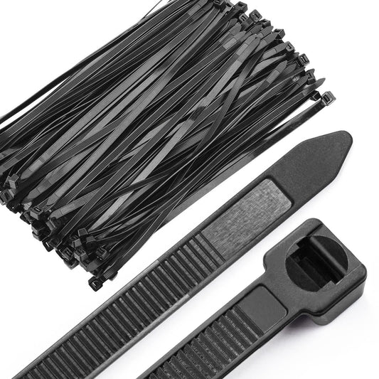 OneLeaf Cable Ties 12 Inch Heavy Duty Zip Ties with 120 Pounds Tensile Strength for Multi-Purpose Use, Self-Locking UV Resistant Nylon Tie Wraps