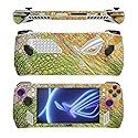 MightySkins Carbon Fiber Skin Compatible with Asus ROG Ally - Iguana Skin | Protective, Durable Textured Carbon Fiber Finish | Easy to Apply