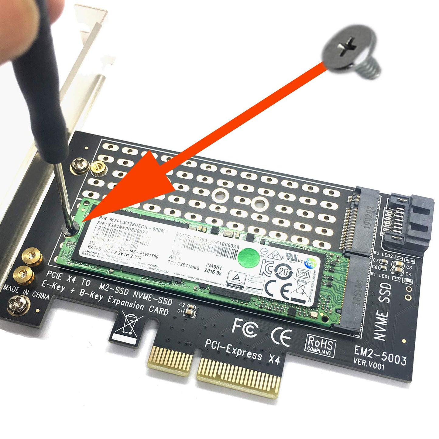 SGTKJSJS M.2 SSD Screw Mounting Screws Kit for Asus Motherboards