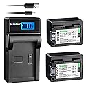 Kastar X2 Fully Decoded Battery + Slim LCD Charger for Canon BP-718 & VIXIA HF M50, HF M52, HF M500, HF R30, HF R32, HF R40, HF R42, HF R50, HF R52