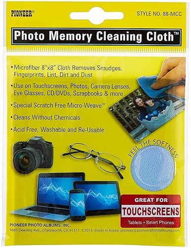 Pioneer Photo 88-MCC Microfiber Cloth, Blue