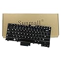 SUNMALL Laptop Keyboard Replacement (NO Pointing Stick) Compatible with Dell Latitude E5300 E5400 E5500 E5410 E5510 Series P/N: FM753 0FM753 FNGF0