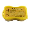 PoE Detector for IEEE 802.3 or Passive PoE - Quickly Identify Power Over Ethernet; Display Indicates Passive or 802.3af/at; 24v, 48v, or 56v; and Mode