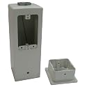 Arlington GPD9W Gard-N-Post Outdoor Deck-Mount Light Post for Outlets/Lamps, 9-Inch, White