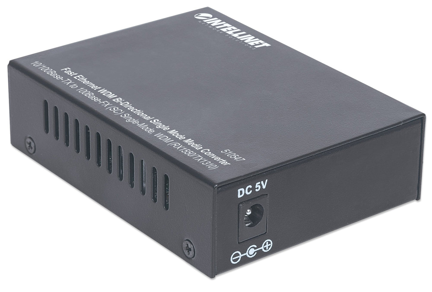 Fast Ethernet WDM Media Converter, SC Single-Mode, 20 km, RX/TX 510547