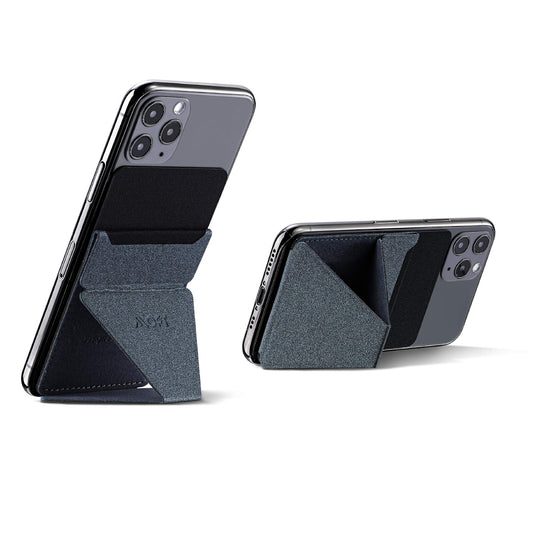 MOFT Adhesive Card Holder for Android, iPhone and Most Smartphones, 2 Viewing Angles, Slim Phone Stand (Starry Grey)