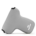 MegaGear Olympus OM-D E-M5 Mark II 12-40mm Ultra Light Neoprene Camera Case, with Carabiner - Gray - MG1197
