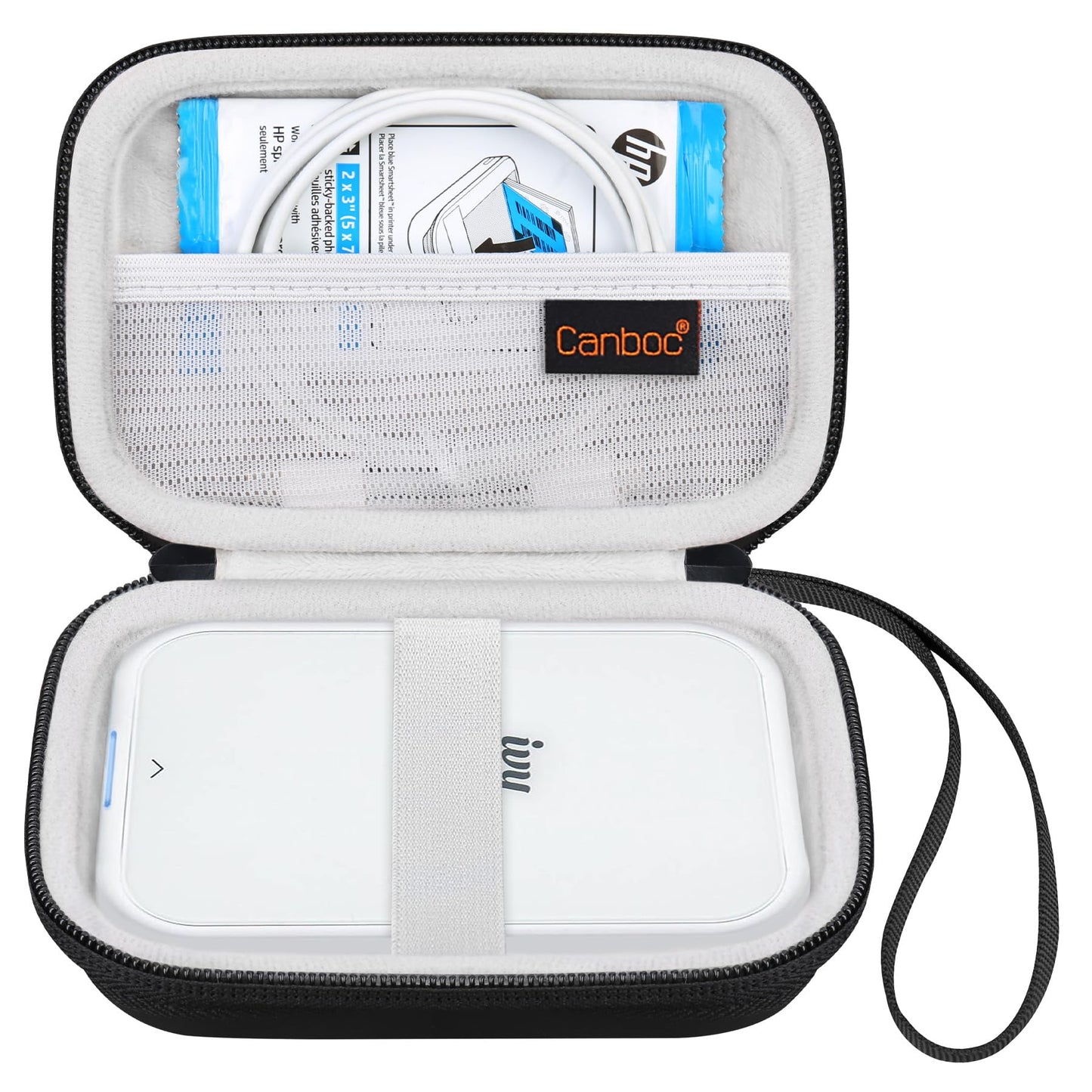 Canboc Hard Case for New Canon Ivy 2/ Canon Ivy/Canon Ivy CLIQ+ CLIQ 2 CLIQ+2 Photo Printer Mobile Wireless Bluetooth Instant Camera Printer, Mesh Bag