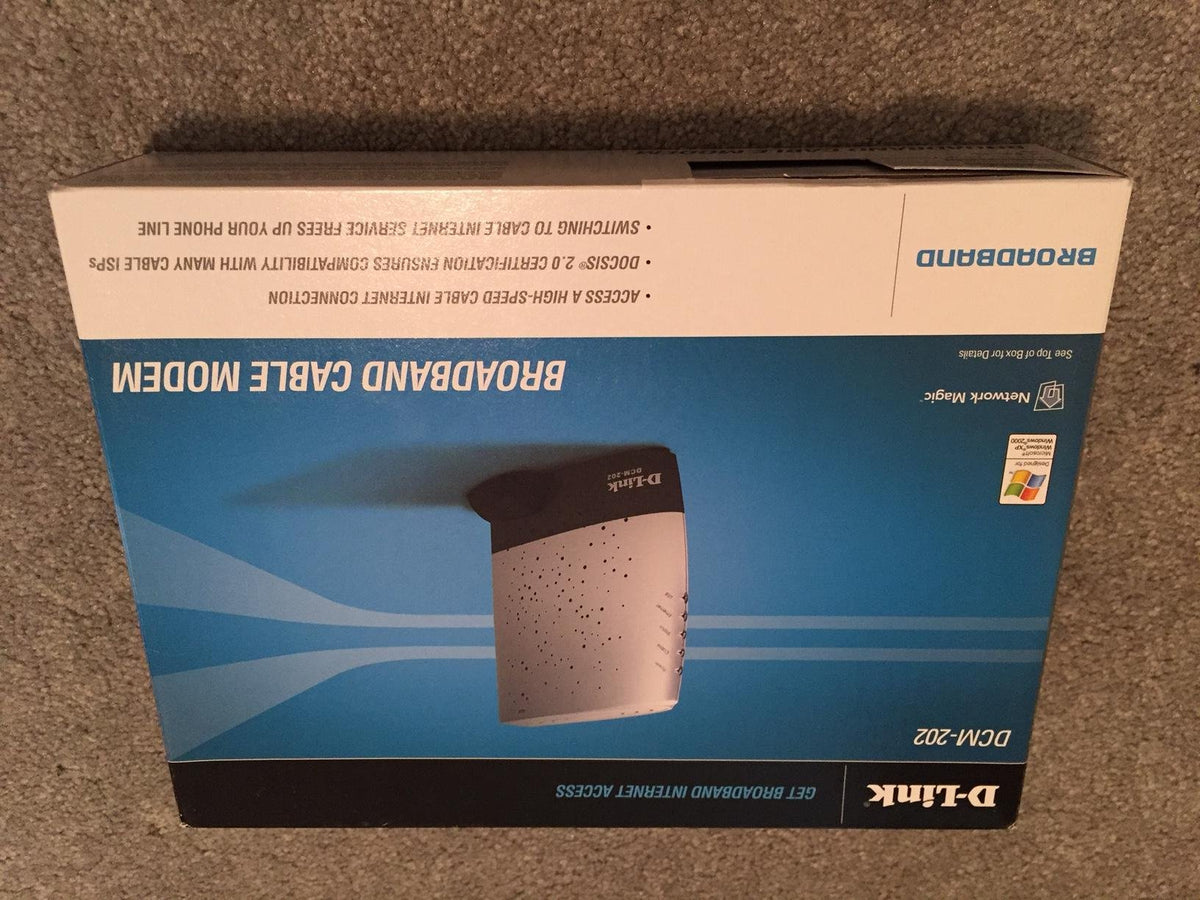 D-Link DCM-202 DOCSIS 2.0 USB/Ethernet Cable Modem