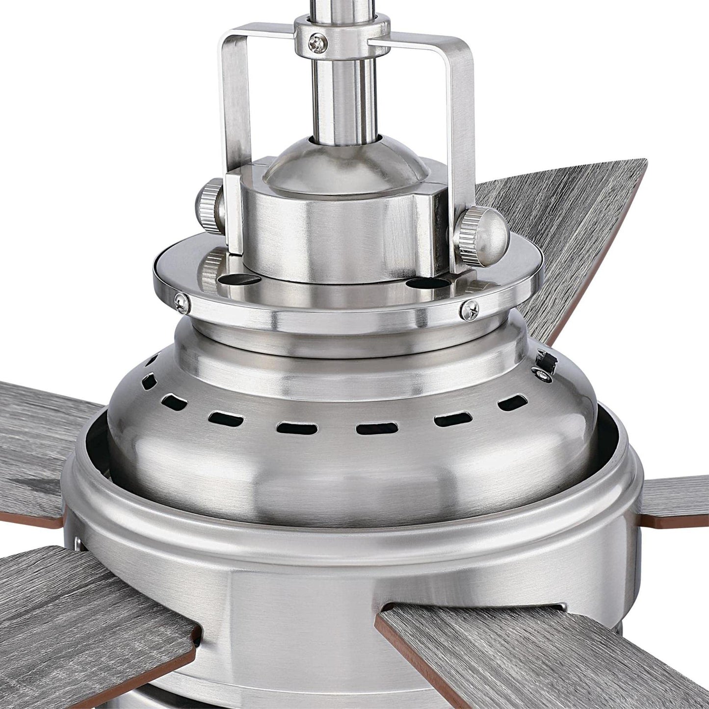 Westinghouse Stella Mira Ceiling Fan with LED Light, 52 in, Brushed Nickel