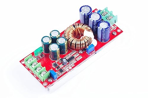 KNACRO DC-DC 1200W 20A DC Converter Boost Step-up Power Supply Module in 10-60V / Out 12-83V Boost Adjustable Constant Voltage Constant Current Board…