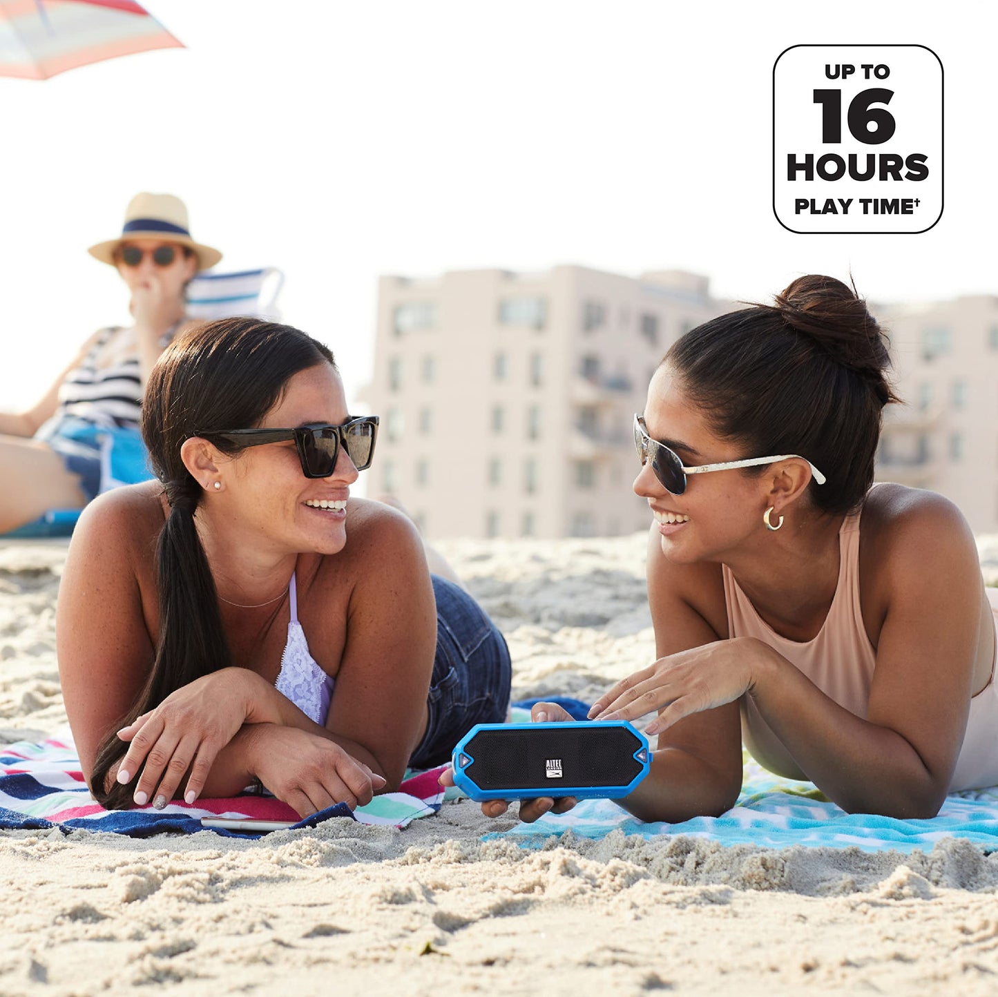 Altec Lansing - HydraJolt Wireless Bluetooth Speaker, Waterproof Portable Speakers with Built in Phone Charger and Lights, Everything Proof Outdoor