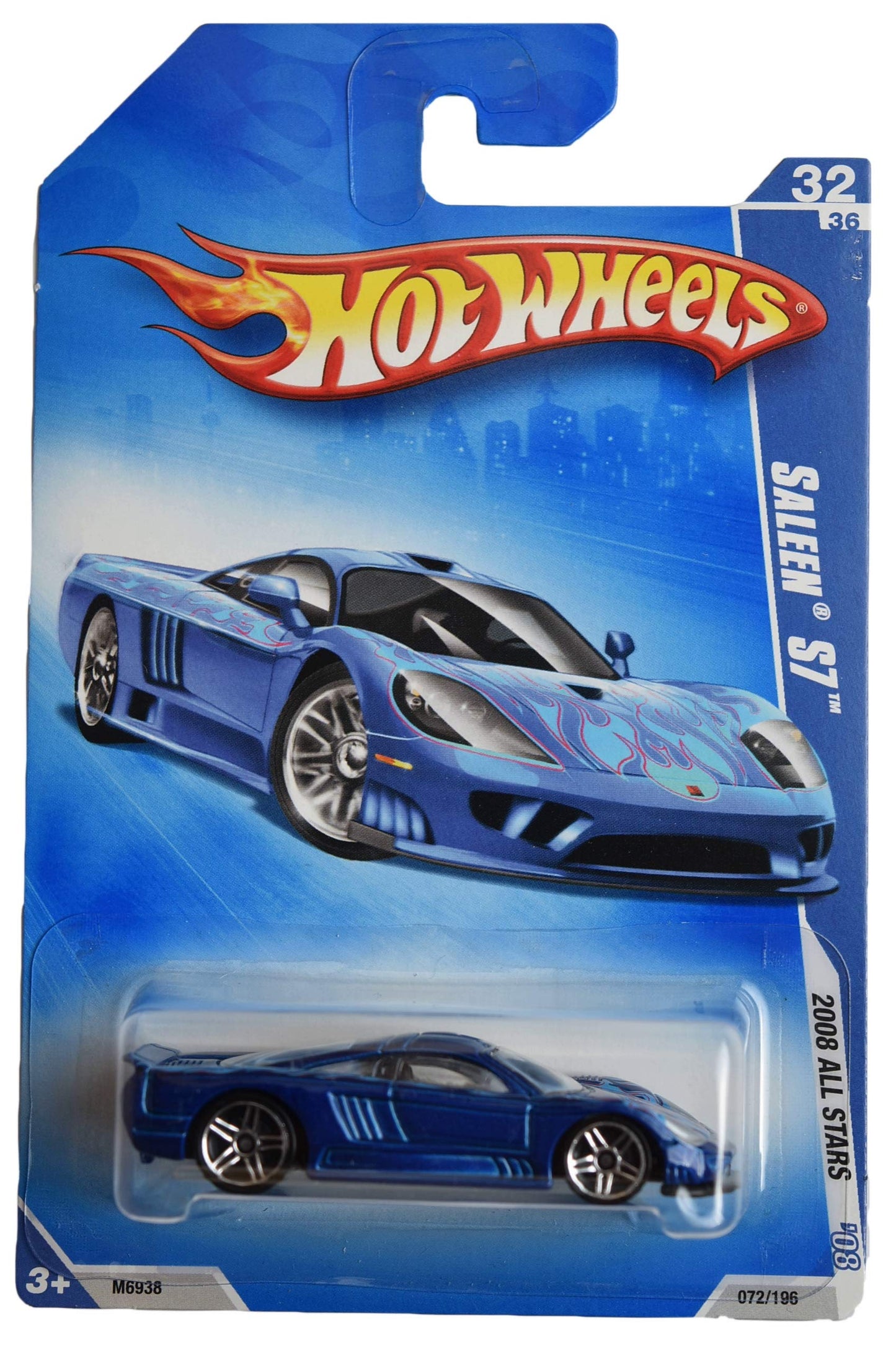 Hot Wheels Stars '08 32/36 Saleen S7 072/172 1:64 Scale