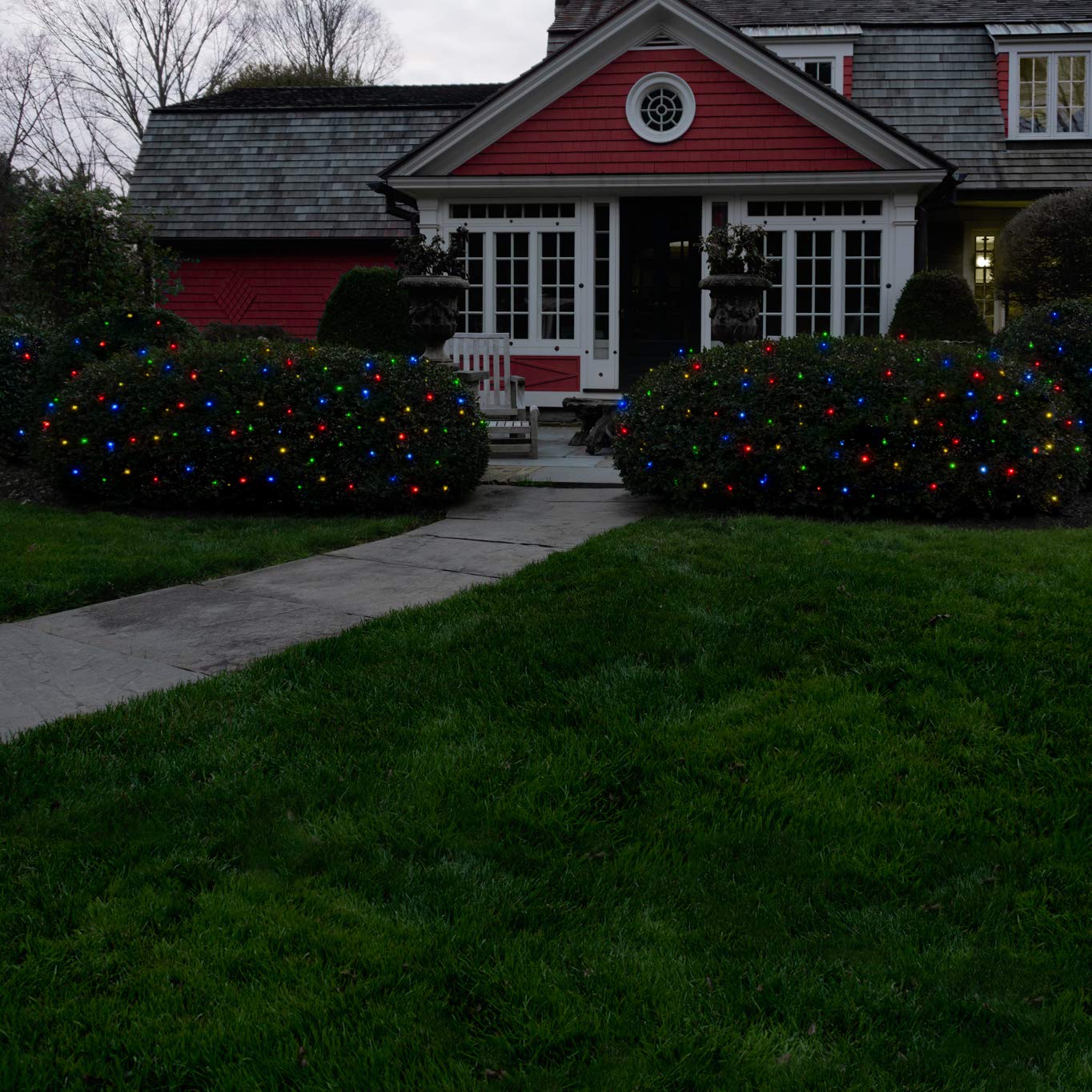 Touch Of ECO Solar String Lights 125 LED's, 68 Feet, Weather Resistant, Two Lighting Modes, Two Mounting Options, Perfect for Holiday Decor or Party