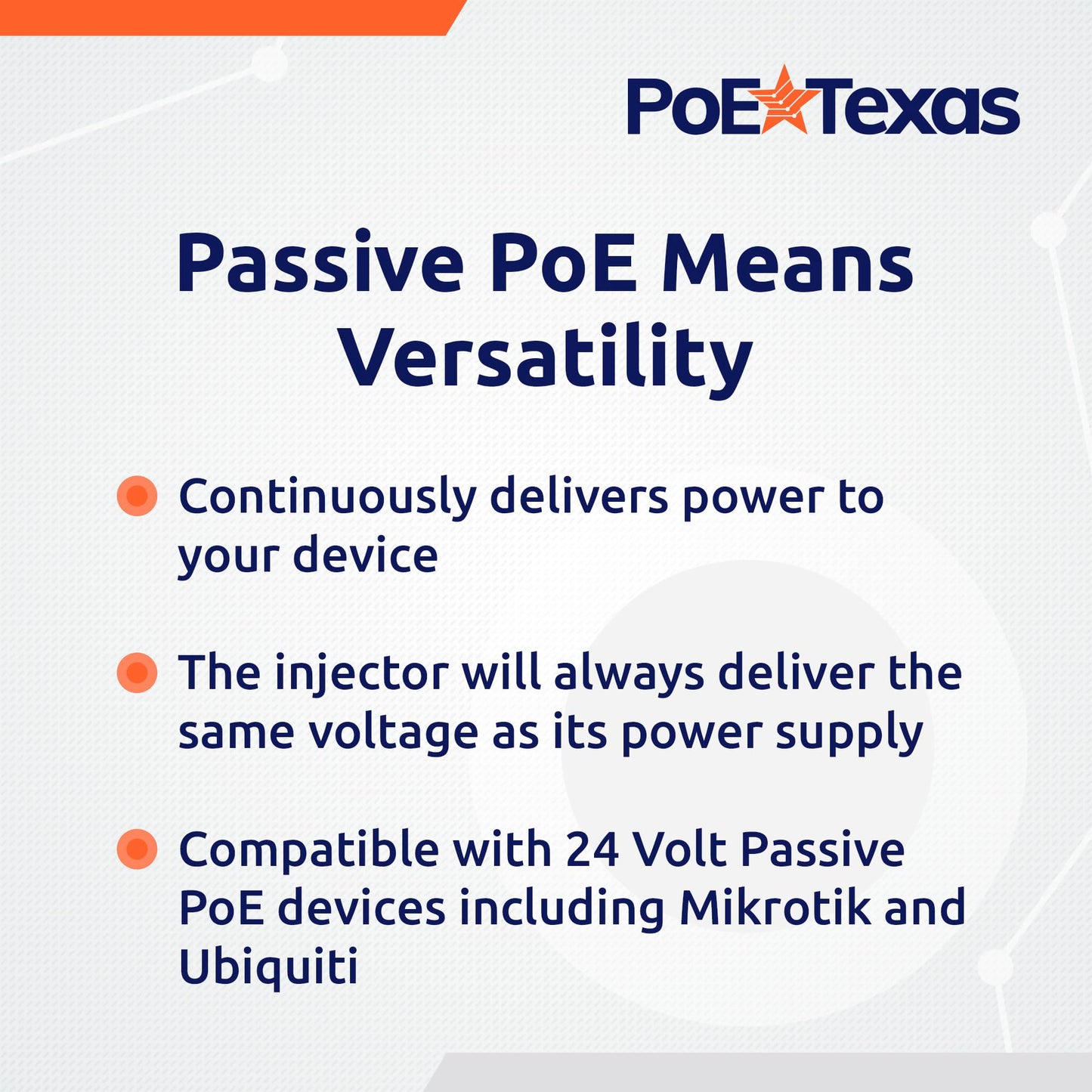 PoE Texas 24 Port PoE Injector - Multi-Port PoE Gigabit Rack Mount Midspan for IP Cameras, WiFi AP, Add Power Over Ethernet to Non-PoE Switch or