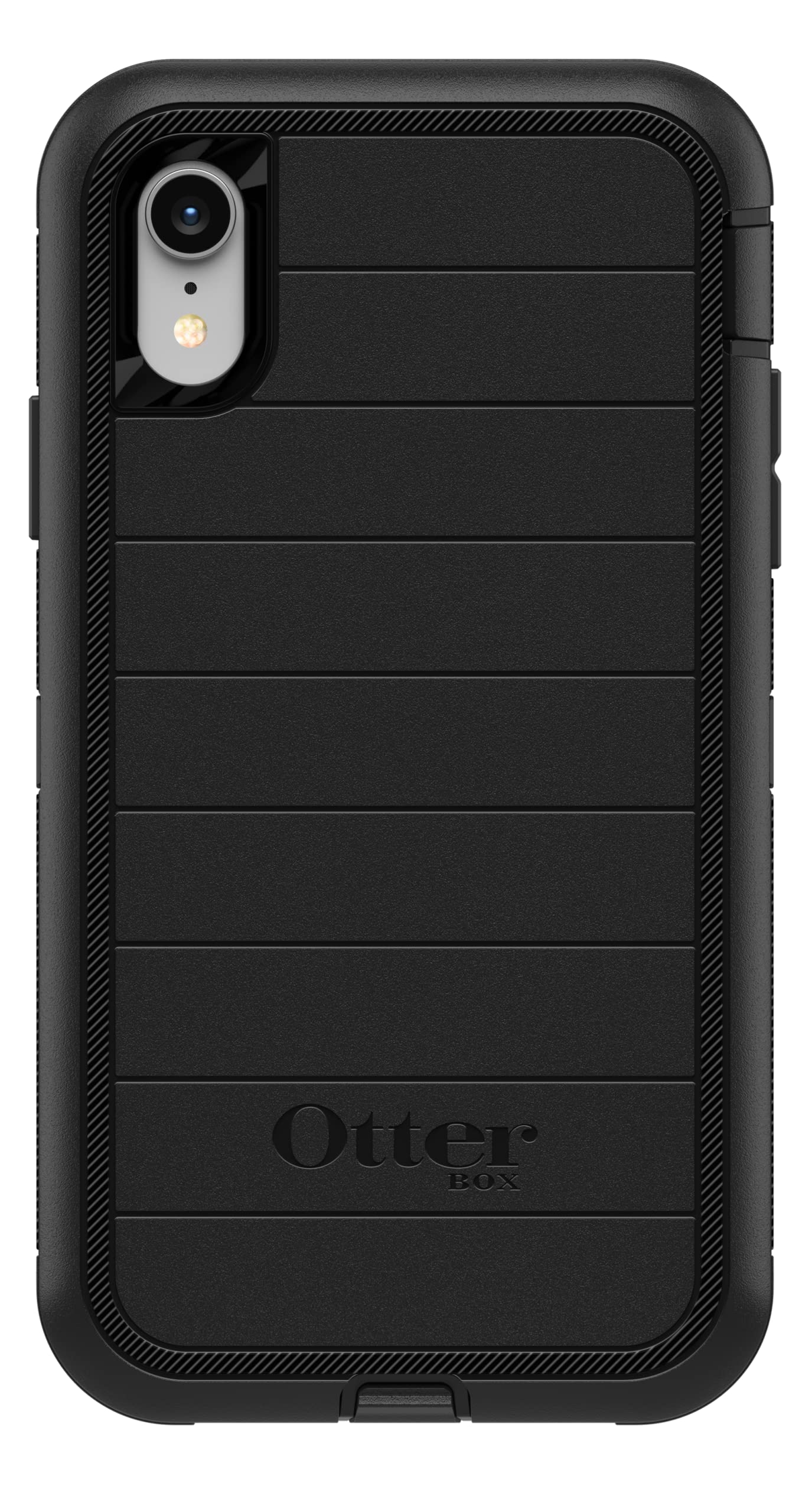 OtterBox iPhone XR Defender Series Case - Black, Rugged & Durable, with Port Protection, Includes Holster Clip Kickstand