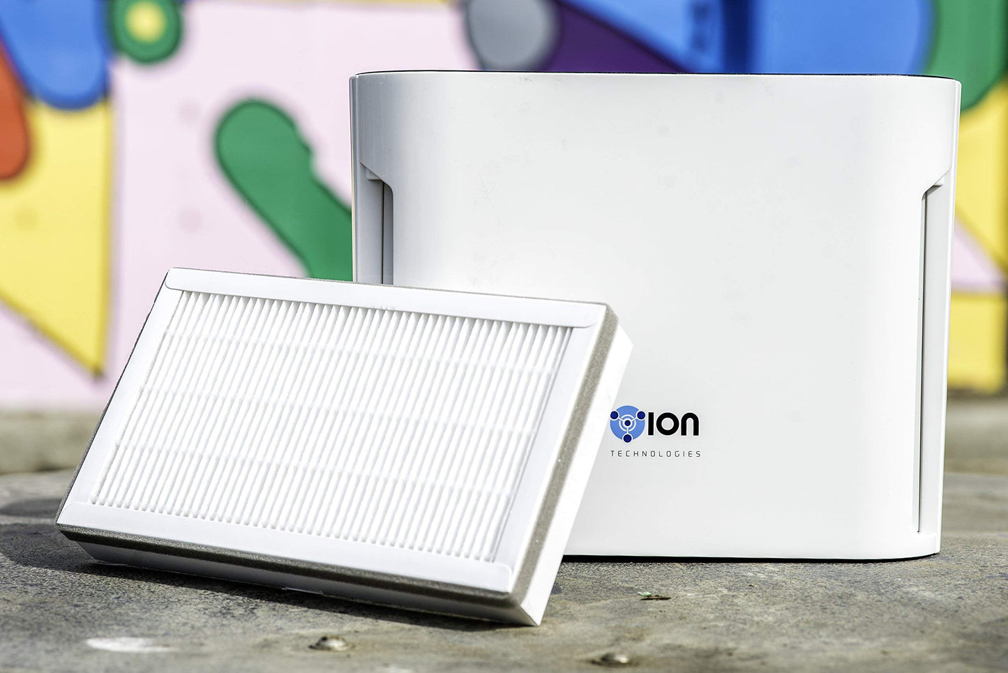 OION Technologies 4-in-1 True HEPA Air Purifier 3 Speeds Plus UV-C Sanitizer (White)
