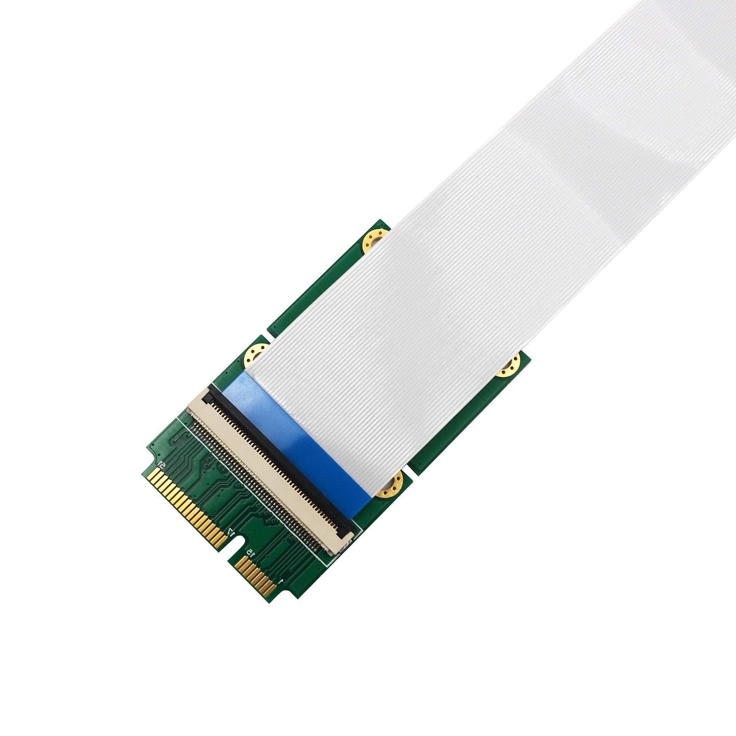SUPERPLUS Mini PCI-E Express mSATA Extension Cable for Wireless Card & Half/Full-size MiniCard Adapter