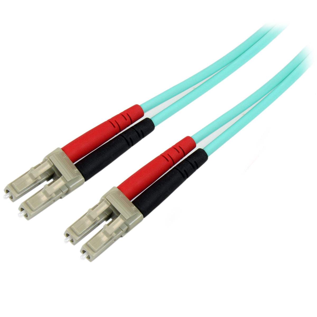StarTech.com 1m (3ft) LC/'OM4 Multimode Fiber Optic Cable, 50/125, 100G, Low Insertion Loss, LSZH Fiber Jumper Cord