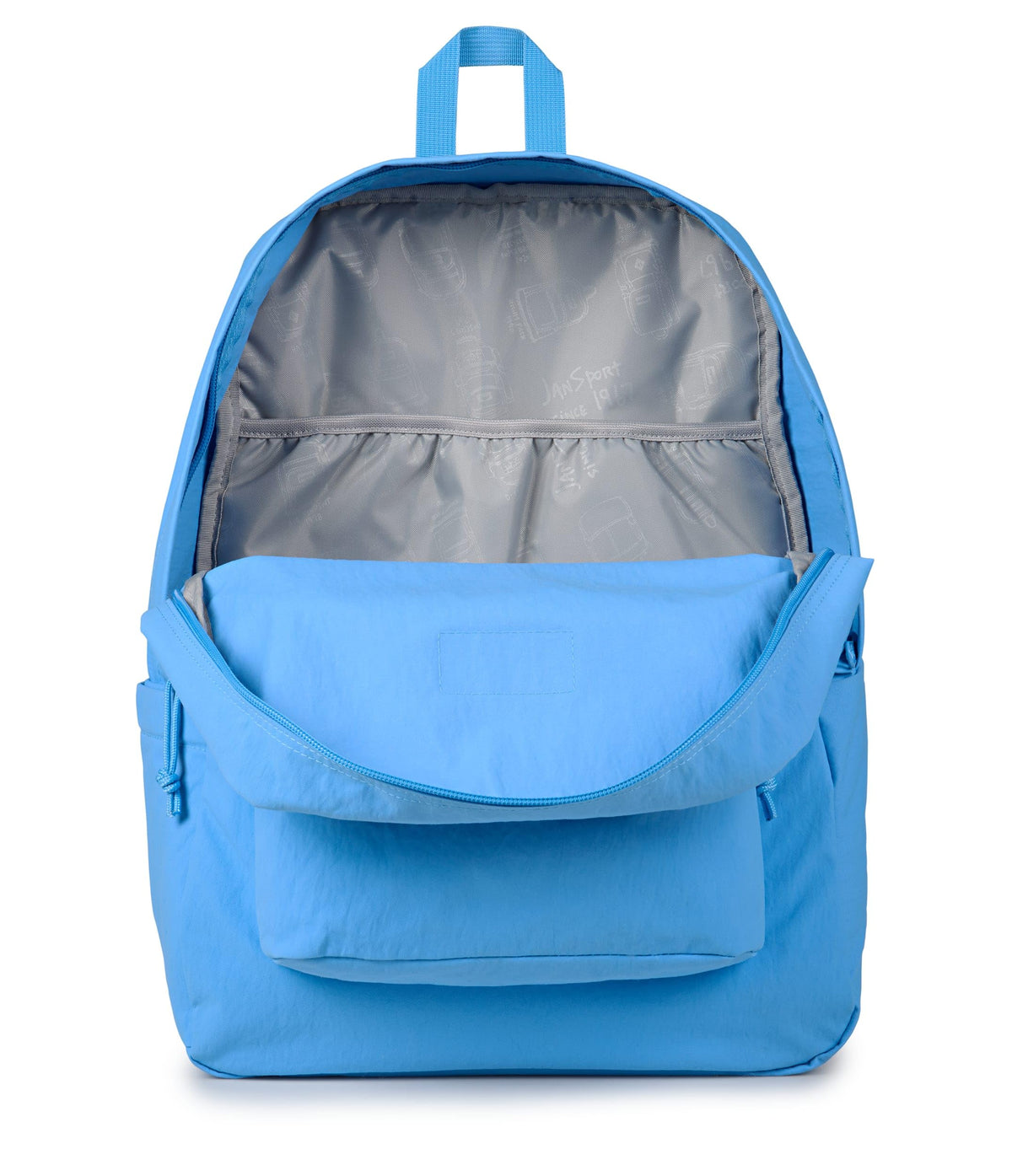 JanSport Superbreak Plus FX Backpack - Work, Travel, or Laptop Bag with Water Bottle Pocket - Azul Blue