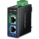 TRENDnet Industrial 95W Gigabit PoE++ Injector,TI-IG90, Power Over Ethernet (15.4W), (30W),(95W) Power, IP50, NDAA & TAA Compliant, Lifetime