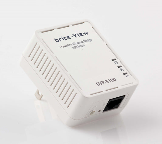 Brite-View Powerline Adapter Kits, Up To 500 Mbps