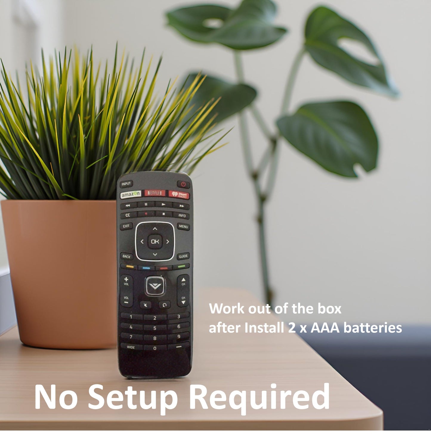 Universal Remote Control Replacement for All VIZIO Smart TVs - No Setup Needed