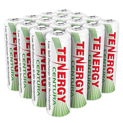 Tenergy AA Rechargeable NIMH Battery 2000mAh Pre-Charged Household Battery Low Self Discharge High Performance AA Battery Pack for Remote…