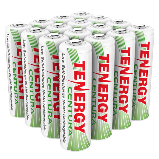 Tenergy AA Rechargeable NIMH Battery 2000mAh Pre-Charged Household Battery Low Self Discharge High Performance AA Battery Pack for Remote…