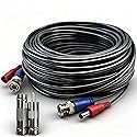 LETONDA BNC Video Cable - 4mm Thickened Upgraded Version A Safer More Reliable Integrated BNC Video Power Extension Cable for Security Camera CCTV