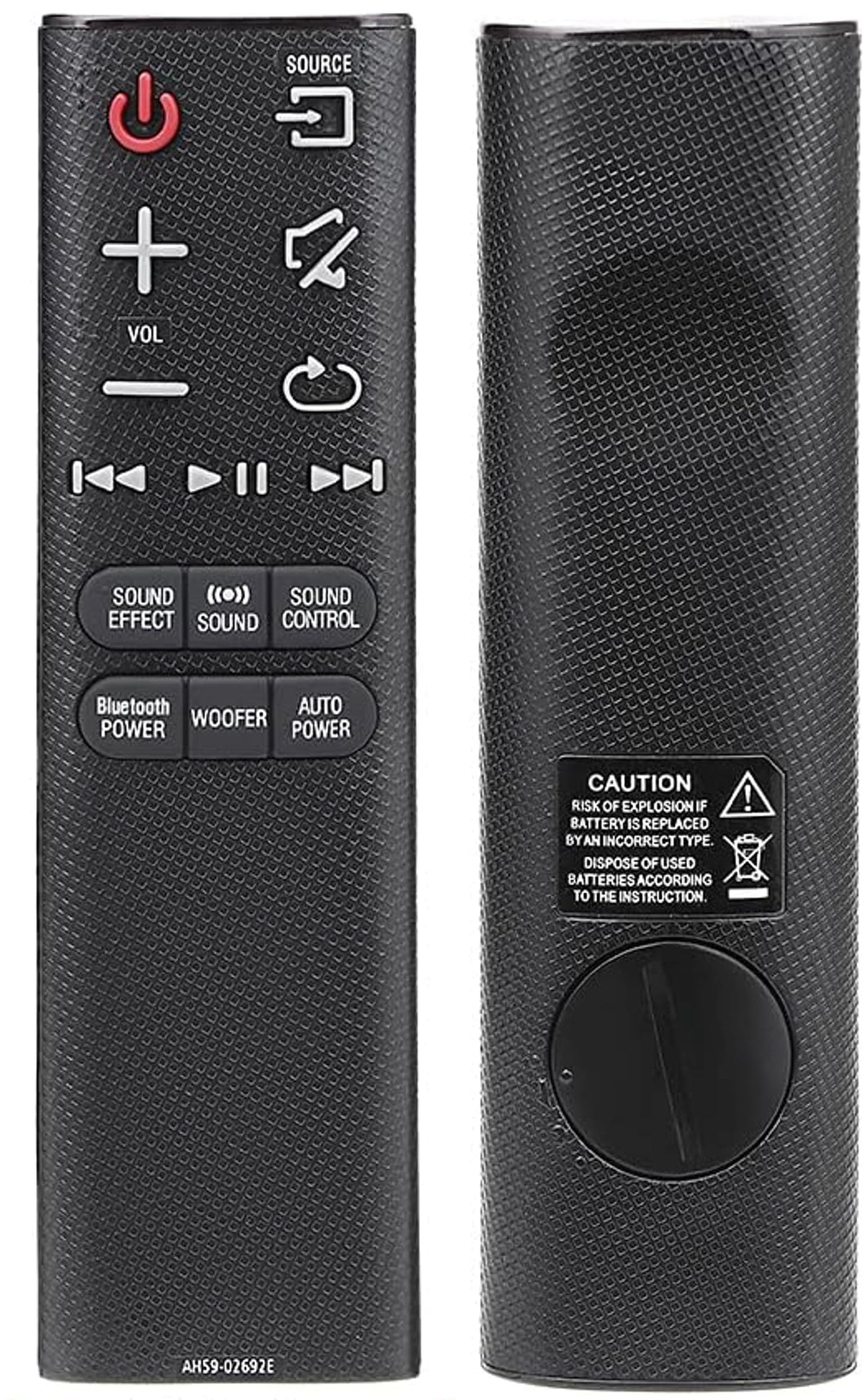 Replacement Remote AH59-02692E for Samsung Soundbar, HW Series Soundbar Speaker System and Samsung J Series Sound Bar Home Theater System sub