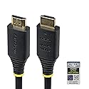 StarTech 2m (6ft) Certified Ultra High Speed HDMI Cable, 8K 60Hz/4K 120Hz, HDMI 2.1 Cord with HDR10+ / eARC, 48Gbps