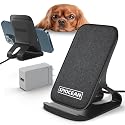 SPIOCEAN Fast Wireless Charger, Qi-Certified 10W Max Wireless Charging Stand Compatible with iPhone 16/15/14/13/12/11 Max/Pro/Mini/SE 2022, Samsung