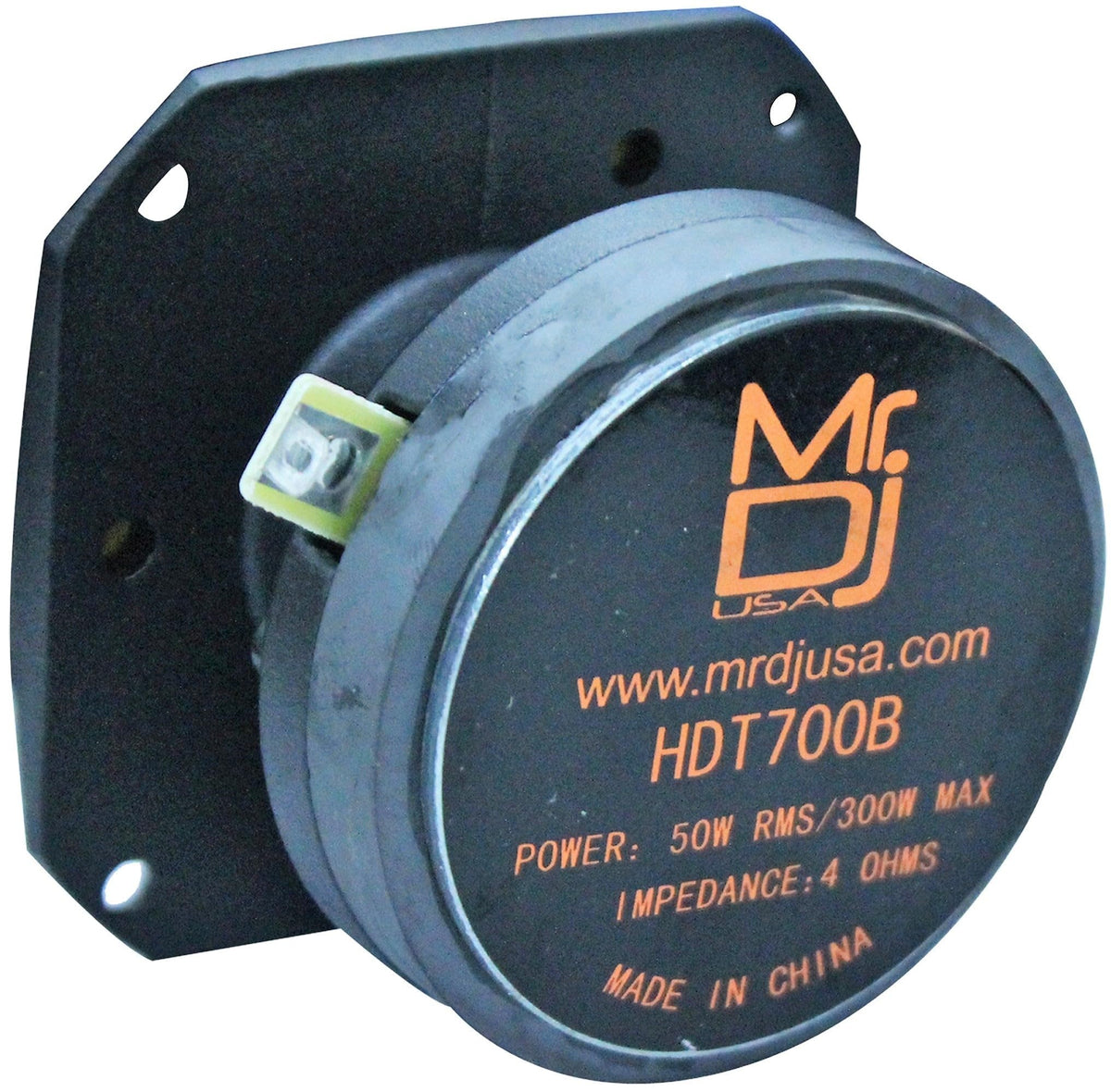 2 Mr. Dj HDT700B 3.5-Inch Titanium Bullet High Compression Tweeter for Car, Van, ATV, UTV, Marine, Boat, Motorcycle, Motorsports, and Competition