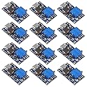 QCCAN 12Pcs MT3608 DC-DC Step Up Converter Adjustable Power Supply Booster Module Voltage Regulator MAX Output 28V 2A (MT3608 with USB)