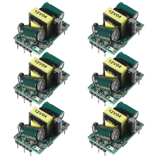 AITIAO 6Pcs AC-DC Precision Buck Power Supply Module 12V 400mA Isolated Switch Power Supply Buck Converter AC 110V 100V-264V to 12V 400mA Isolated…